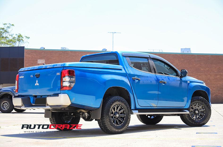 MITSUBISHI TRITON HEIST SATIN BLACK MILLED